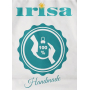 Irisa Spike glass gold, plated lines 7 cm