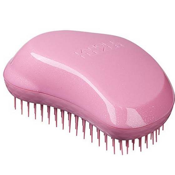 Tangle Teezer The Original Professional original pink hair brush with Glitter Pink glitter