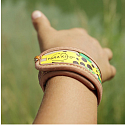 Parakito Repellent mosquito bracelet for children Giraffe natural, refillable, waterproof, protection 24h / day - 15 days for refill + two refills for children
