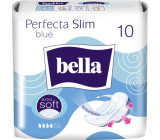 Bella Perfecta Slim Blue ultra-thin sanitary napkins with wings 10 pieces