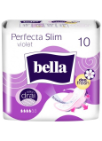 Bella Perfecta Slim Violet ultra-thin sanitary napkins with wings 10 pieces