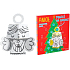 Ditipo 3D Cardboard Puzzle for Coloring Angel 15 cm