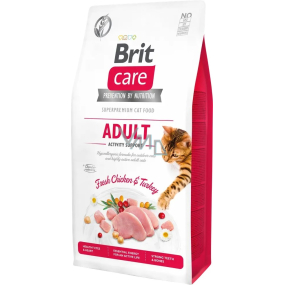 Brit Care Cat Grain-Free Adult Activity Support complete food for adult cats living outdoors and for cats with high activity levels 7 kg