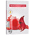 Bispol Aura Redcurrant Jam - Red currant scented tea candles 6 pieces