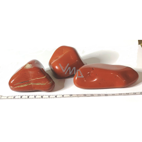 Jasper red Tumbled natural stone 160 - 220 g, 1 piece, full care stone