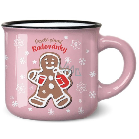 Nekupto Christmas mini mug Merry winter fun - gingerbread 100 ml