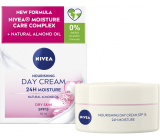 Nivea 24h Moisture SPF15 nourishing day cream for dry to sensitive skin 50 ml