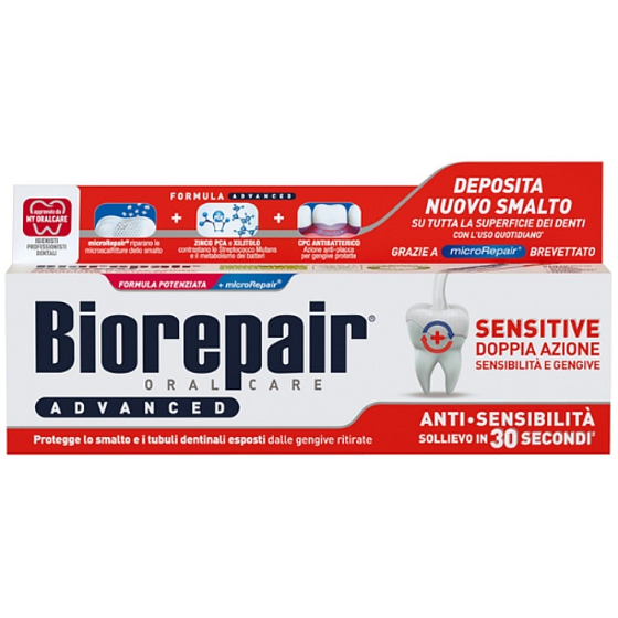 Biorepair Advanced Sensitive toothpaste for sensitive teeth 75 ml