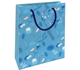 Nekupto Gift paper bag 23 x 18 x 10 cm Christmas winter sports