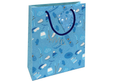 Nekupto Gift paper bag 23 x 18 x 10 cm Christmas winter sports