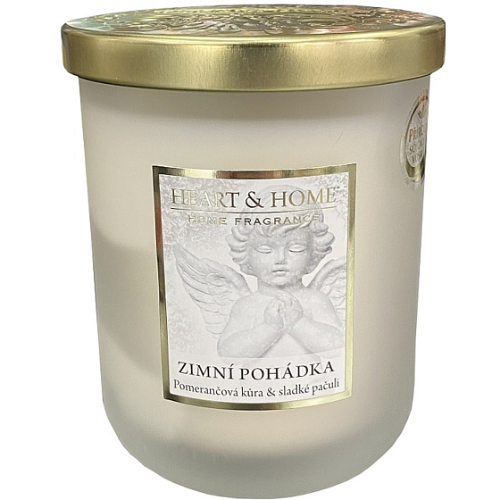 Heart & Home Winter Fairy Tale soy scented candle large burns up to 75 hours 320 g