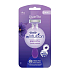 Wilkinson My Intuition Quattro Smooth Violet Bloom razor for women 3 pieces