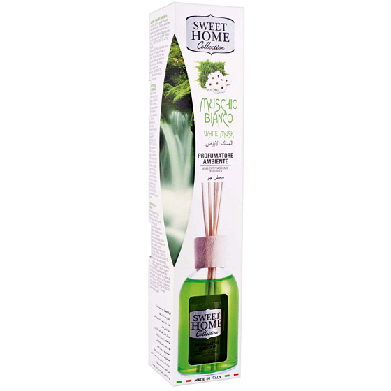 Sweet Home White moss aroma diffuser with scent sticks 100 ml