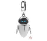 Charm Sterling silver 925 Disney Pixar Wall-E, Eva robot, movie bracelet pendant