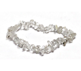 Crystal bracelet elastic chopped natural stone 19 cm