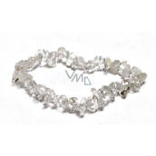 Crystal bracelet elastic chopped natural stone 19 cm