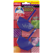 Duck Aqua Purple 4in1 duo Tropical adventure WC block 2 x 36 ml