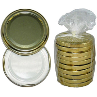 Lid for preserving fruit and vegetables 66 mm 10 pieces