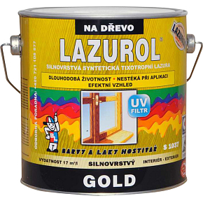 Lazurol Gold S1037 thick-layer wood stain T022 rosewood, 2.5 l