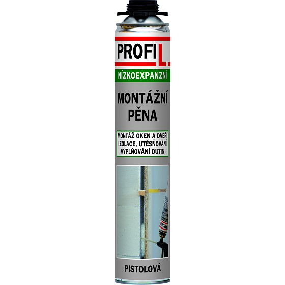 Assembly foam, low expansion, gun, 750 ml