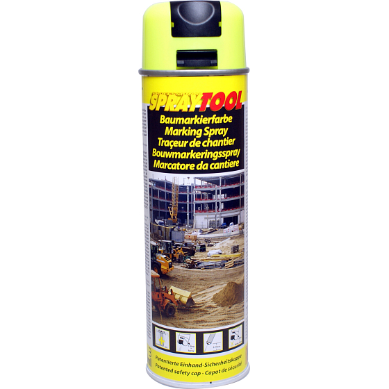 Spraytool marking spray yellow, 500 ml