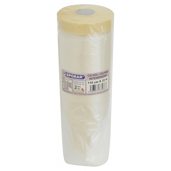 Spokar CQ foil with paper tape, 110 cm x 33 m