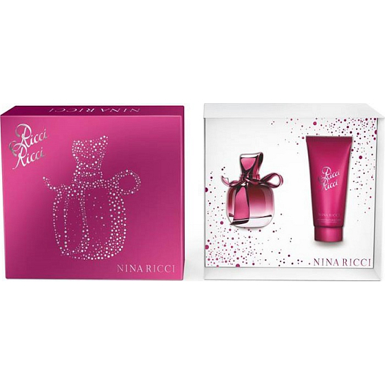 Nina Ricci Ricci Ricci perfumed water for women 50 ml + body lotion 100 ml, gift set