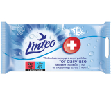 Linteo Antibacterial wet wipes for daily use 15 pieces