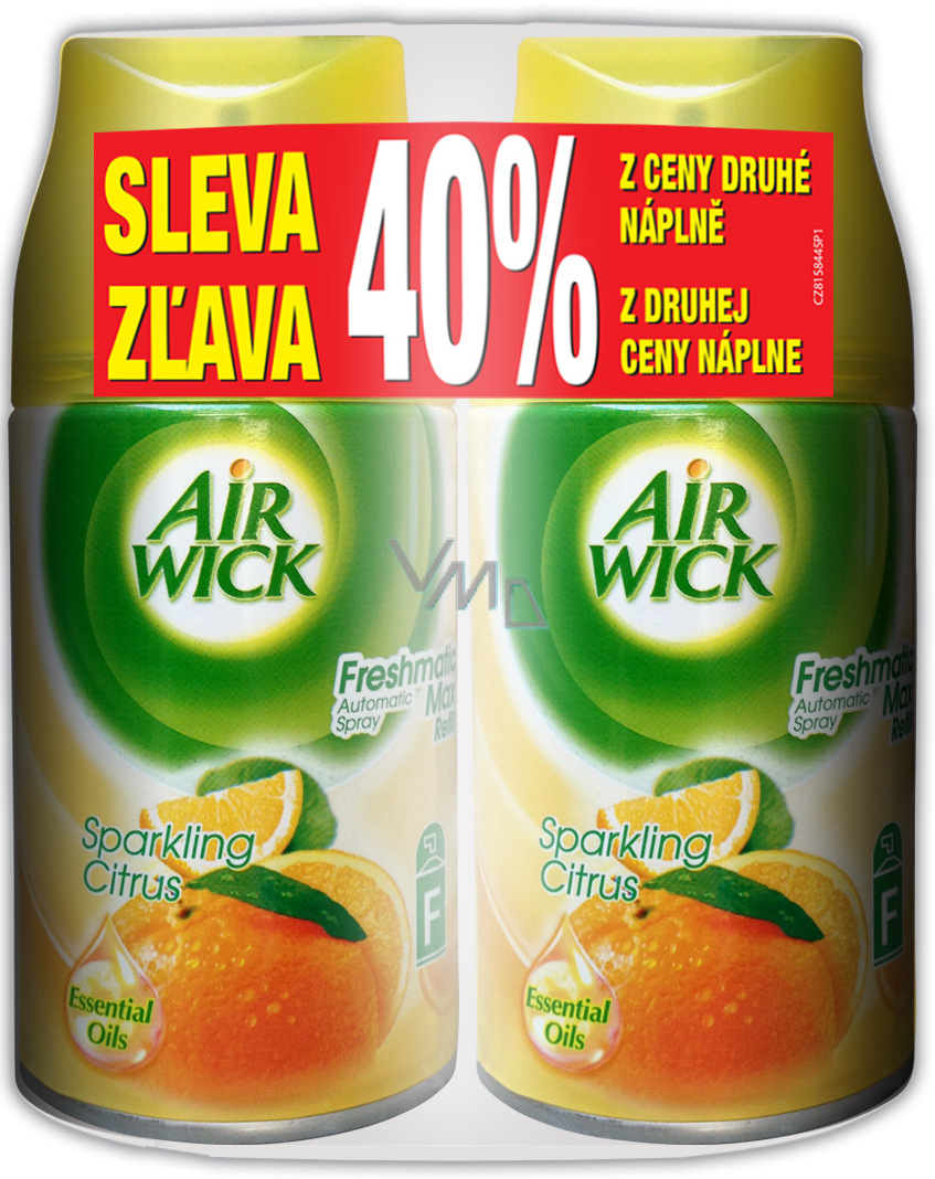 Air Wick FreshMatic Max Sparkling Citrus refill 2 x 250 ml ...