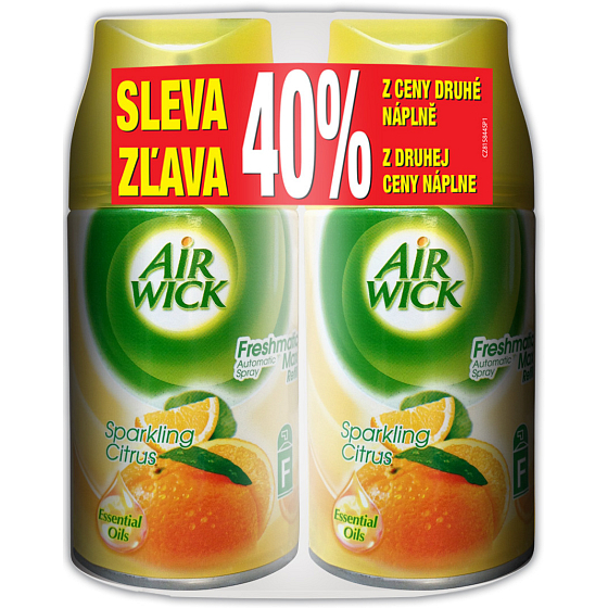 Air Wick FreshMatic Max Sparkling Citrus refill 2 x 250 ml