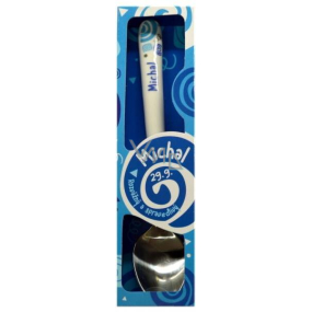 Nekupto Twister Spoon named Michal blue 16 cm