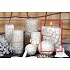 Lima Nevada ivory candle ellipse 110 x 125 mm 1 piece
