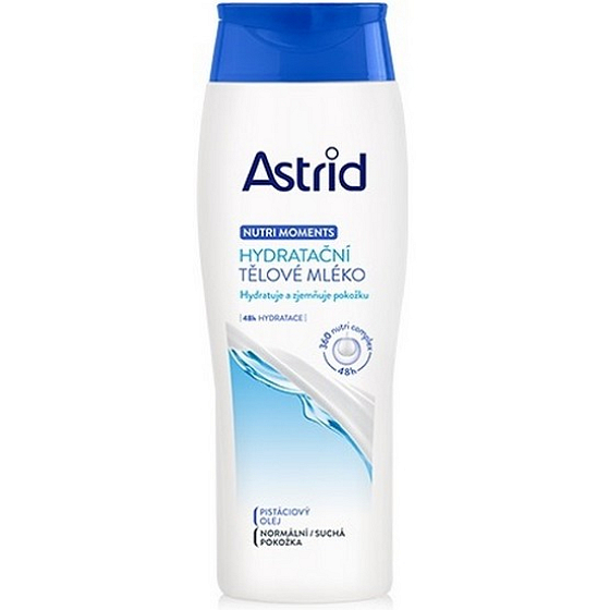 Astrid Nutri Moments moisturizing body lotion for normal to dry skin 250 ml