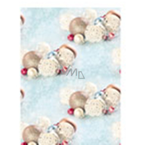 Ditipo Gift wrapping paper 70 x 200 cm Christmas light blue type 1 2051913