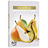 Bispol Aura Jolly Pear - Merry pear scented tealights 6 pieces