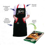 Nekupto Gifts with humor Apron with print Chef of the Year 21 x 30 cm