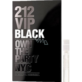 Carolina Herrera 212 VIP Men Black Eau De Parfum Spray 1.5 ml, Vial