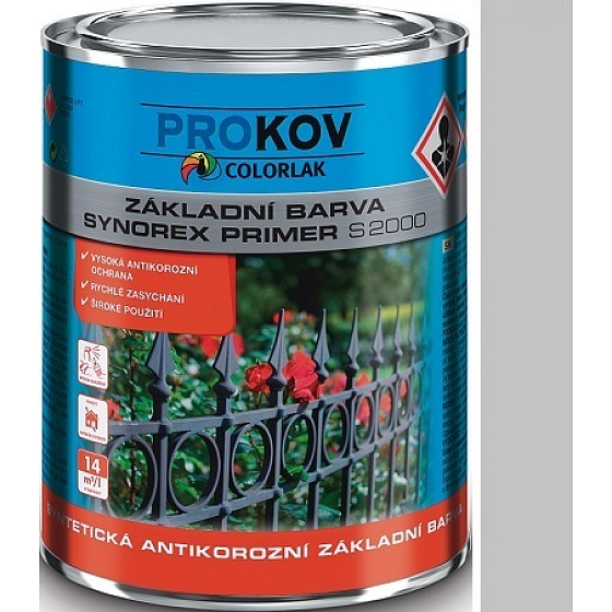 Colorlak Synorex Primer S 2000 synthetic anti-corrosion primer Gray 0.6 l