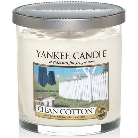 Yankee Candle Clean Cotton - Clean cotton scented candle Décor small 198 g