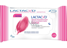 Lactacyd Sensitive wipes for intimate hygiene 15 pieces