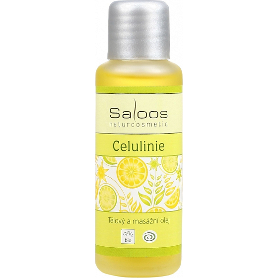 Saloos Celulinie body and massage oil heals, strengthens lymph 50 ml