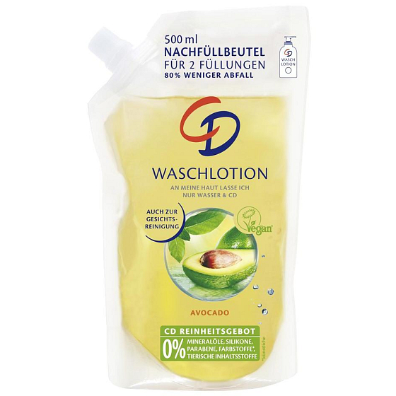 CD Avocado liquid soap refill 500 ml