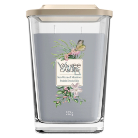 Yankee Candle Sun Warmed Meadows - Meadow warmed by the sun soy scented candle Elevation large glass 2 wicks 552 g