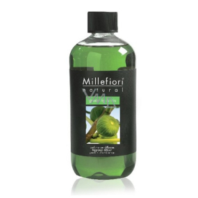 Millefiori Milano Natural Green Fig & Iris - Green Fig and Iris Diffuser refill for incense stalks 500 ml