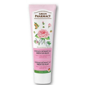 Green Pharmacy 3in1 Rose, Argan, Jojoba highly effective hand cream 100 ml