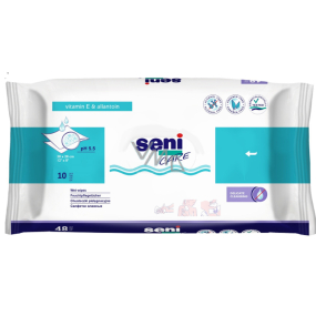 Seni Care Vitamin E and Allantoin intimate wet wipes for adults 30 x 20 pieces 10 pieces