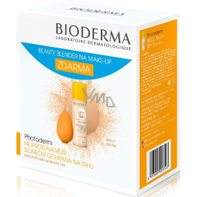 Bioderma Photoderm Nude Touch SPF 50 tinted fluid Light shade 40 ml + Beauty Blender make-up sponge, cosmetic set