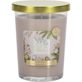 Bispol Spa Collection Japanese Garden - Japanese garden scented candle glass, burning time up to 68 hours 340 g