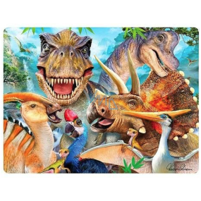 Prime3D postcard - Dinosaur Selfie 16 x 12 cm