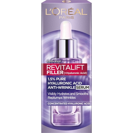 Loreal Paris Revitalift Filler hyaluronic anti-wrinkle serum 30 ml